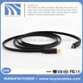 5FT высокоскоростной плоский кабель HDMI 1.4 с поддержкой Ethernet 1080p и 3D